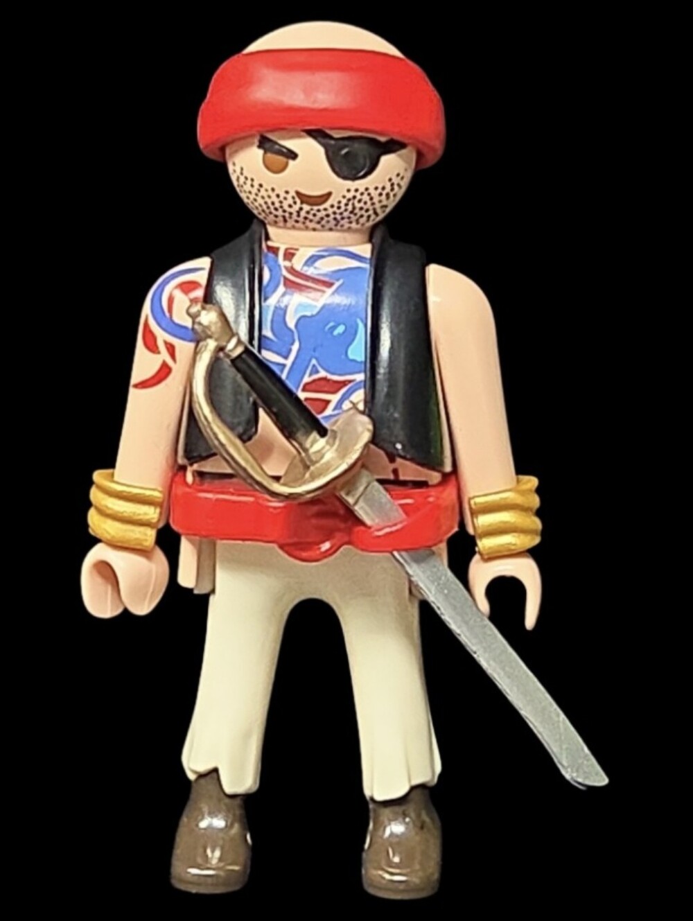 2011 Playmobil Pirate Action Figure With A Sword